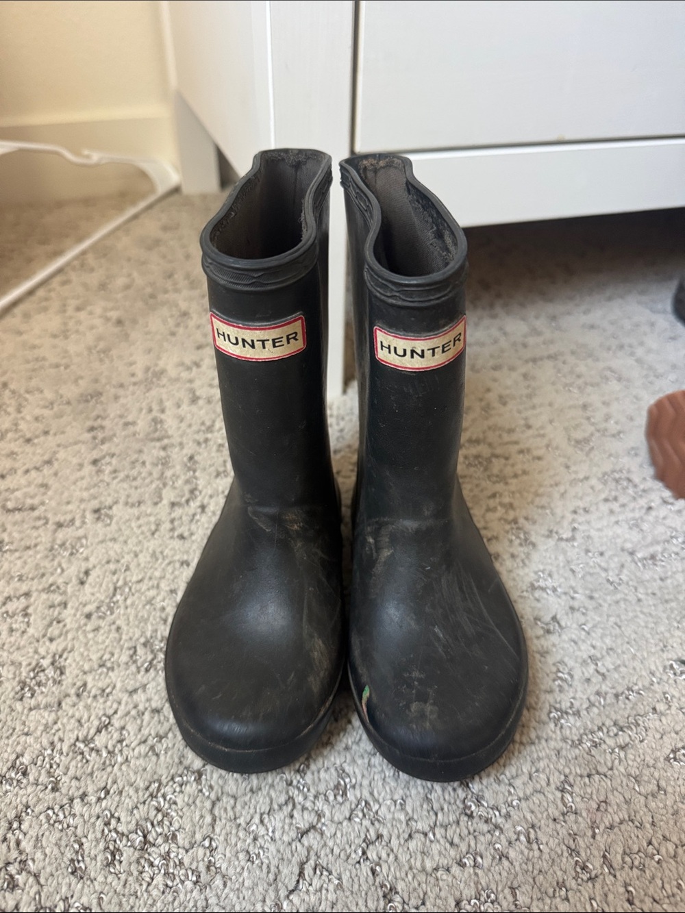 Hunter Kids Black Rain & Snow Boots